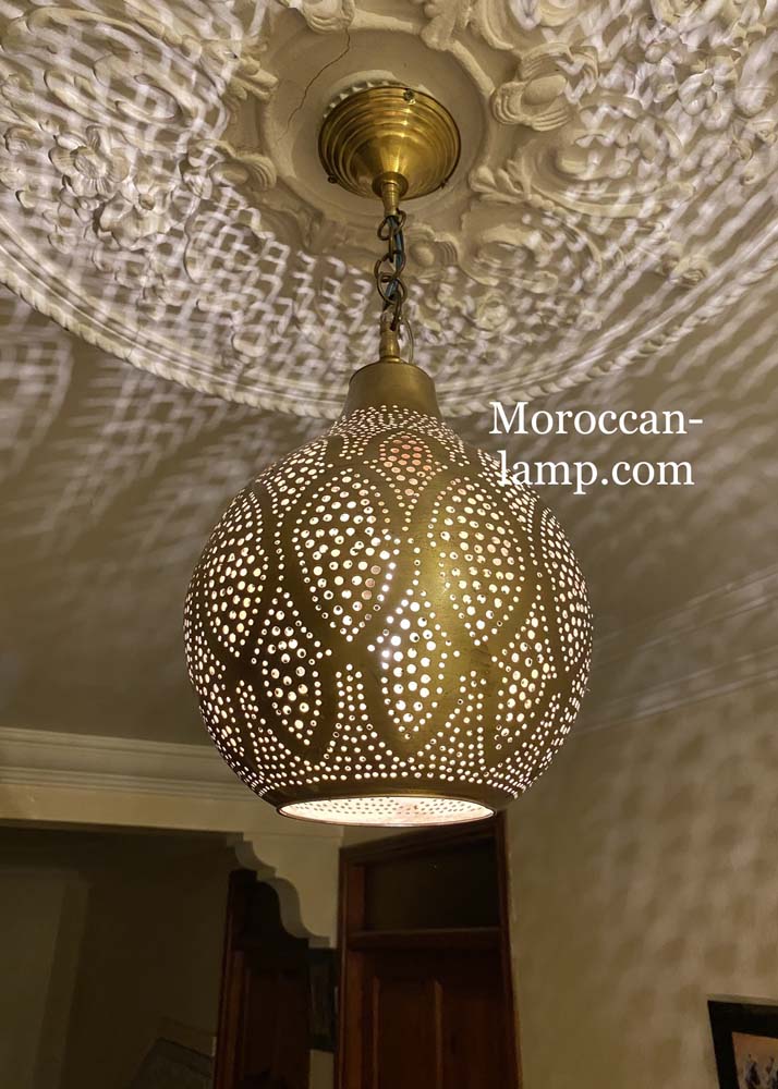 plafond de lampe marocaine
